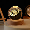 3D Crystal Ball Light Carving Solar System Night Light LED 3D Crystal Ball Light Carving Solar System Night Light LED