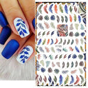 Butterfly and Fruit Nail Sticker Set with 5D Floral Designs Butterfly and Fruit Nail Sticker Set with 5D Floral Designs