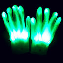Halloween LED Purge Neon Light Up Mask With LED Gloves Halloween LED Purge Neon Light Up Mask With LED Gloves