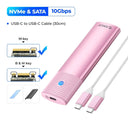 Orico M2 NVMe SSD Enclosure 10Gbps PCIe Tool Free Case Orico M2 NVMe SSD Enclosure 10Gbps PCIe Tool Free Case