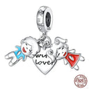 Sterling Silver Red Heart Beads for Pandora Jewelry Gifts Sterling Silver Red Heart Beads for Pandora Jewelry Gifts