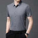 Men's Ultra Stretch Short Sleeve Shirt Business Casual Wear Men's Ultra Stretch Short Sleeve Shirt Business Casual Wear