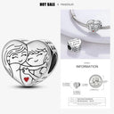 925 Silver Charm Bracelet with Zircon Pendant Beads DIY Jewelry 925 Silver Charm Bracelet with Zircon Pendant Beads DIY Jewelry