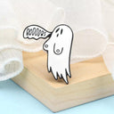 Spooky Ghost Enamel Brooches Cartoon Halloween Pins Spooky Ghost Enamel Brooches Cartoon Halloween Pins