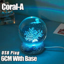 3D Galaxy Moon Lamp USB LED Night Light For Home Decor 3D Galaxy Moon Lamp USB LED Night Light For Home Decor