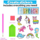 Big Gem Diamond Painting Sticker Kit Unicorn Animal Sealife Big Gem Diamond Painting Sticker Kit Unicorn Animal Sealife