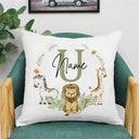 Personalized Animal Name Pillowcase Eco-Friendly Polyester Cover Personalized Animal Name Pillowcase Eco-Friendly Polyester Cover