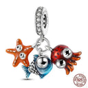 Sterling Silver Red Heart Beads for Pandora Jewelry Gifts Sterling Silver Red Heart Beads for Pandora Jewelry Gifts