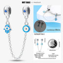 925 Silver Charm Bracelet with Zircon Pendant Beads DIY Jewelry 925 Silver Charm Bracelet with Zircon Pendant Beads DIY Jewelry