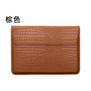 Leather Laptop Sleeve: Stylish PU Cover for MacBook & Huawei Leather Laptop Sleeve: Stylish PU Cover for MacBook & Huawei