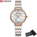Luxurious Rhinestone Shell Dial Watch for Modern Women Stylish Luxurious Rhinestone Shell Dial Watch for Modern Women Stylish