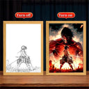 Attack On Titan LED Night Lamp For Anime Bedroom Decor Attack On Titan LED Night Lamp For Anime Bedroom Decor