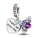 New 925 Silver Chameleon Glowworm Firefly Bead for Pandora New 925 Silver Chameleon Glowworm Firefly Bead for Pandora