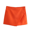 Vintage Asymmetrical Skort Stylish All-Season Upgrade Vintage Asymmetrical Skort Stylish All-Season Upgrade