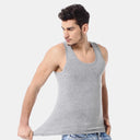 Men's Casual Solid Cotton Tank Top Fashionable Fitness Vest Men's Casual Solid Cotton Tank Top Fashionable Fitness Vest