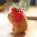 Capybara Plush Keychain Trendy Cute Animal Bag Charm Gift Capybara Plush Keychain Trendy Cute Animal Bag Charm Gift