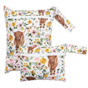 2pcs Set Smooth Zipper Pocket WetBag Waterproof Yoga Bag 2pcs Set Smooth Zipper Pocket WetBag Waterproof Yoga Bag