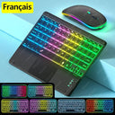 RGB Backlit Bluetooth Touchpad Keyboard for Pad 7 Colors RGB Backlit Bluetooth Touchpad Keyboard for Pad 7 Colors