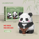 Panda Building Blocks Creative DIY Toy for Kids Fun Set Panda Building Blocks Creative DIY Toy for Kids Fun Set
