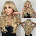 Blonde Wavy Synthetic Hair Wig for Effortless Style Comfort Blonde Wavy Synthetic Hair Wig for Effortless Style Comfort