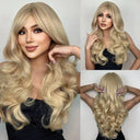 Blonde Wavy Synthetic Hair Wig For Effortless Style Comfort Blonde Wavy Synthetic Hair Wig For Effortless Style Comfort