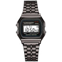 Rose Gold Digital Watch Retro LED Timepiece for Men Women Rose Gold Digital Watch Retro LED Timepiece for Men Women