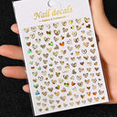Celestial Gold Nail Art Sticker Set - Sun Moon Star Designs Celestial Gold Nail Art Sticker Set - Sun Moon Star Designs