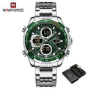 NAVIFORCE Stylish LED Military Watch for Men Elegant Timepiece NAVIFORCE Stylish LED Military Watch for Men Elegant Timepiece