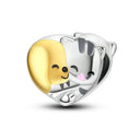 Dog Pet Charms 925 Silver Paw French Bulldog Beads Jewelry Dog Pet Charms 925 Silver Paw French Bulldog Beads Jewelry