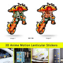 NARUTO Anime 3D Motion Lenticular Waterproof Stickers Set NARUTO Anime 3D Motion Lenticular Waterproof Stickers Set