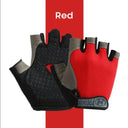 Gym Gloves Fingerless Anti-Slip Shock-Absorbing Sports Gloves Gym Gloves Fingerless Anti-Slip Shock-Absorbing Sports Gloves