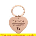 Personalized Engraved Pet ID Tag Keychain for Cats Dogs Personalized Engraved Pet ID Tag Keychain for Cats Dogs