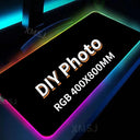 RGB Anime Logo Gaming Mouse Pad Personalized CSGO Desk Accessory RGB Anime Logo Gaming Mouse Pad Personalized CSGO Desk Accessory