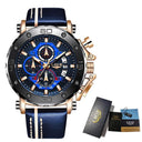 LIGE Luxury Chronograph Sports Watch Bold Style and Function LIGE Luxury Chronograph Sports Watch Bold Style and Function
