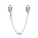 Daisy Sterling Silver Clip Charms with Authentic CZ Detailing Daisy Sterling Silver Clip Charms with Authentic CZ Detailing