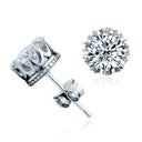 Starlight Elegance Sterling Silver Star Stud Earrings Zircon Starlight Elegance Sterling Silver Star Stud Earrings Zircon