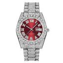 Golden Diamond Men's Quartz Watch Luxury Hip Hop Timepiece Golden Diamond Men's Quartz Watch Luxury Hip Hop Timepiece