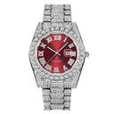 Golden Diamond Mens Quartz Watch Luxury Hip Hop Timepiece Golden Diamond Mens Quartz Watch Luxury Hip Hop Timepiece