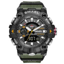 SMAEL LED Military Sports Watch Durable Waterproof Timepiece SMAEL LED Military Sports Watch Durable Waterproof Timepiece
