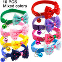 Colorful Bell Collar for Cat and Puppy with Adjustable Necklace Colorful Bell Collar for Cat and Puppy with Adjustable Necklace