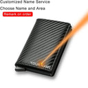 RFID Carbon Fiber Men's Wallet Personalized Security Style RFID Carbon Fiber Men's Wallet Personalized Security Style
