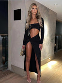 Allure Elegance Maxi Dress Sophisticated Autumn Clubwear Allure Elegance Maxi Dress Sophisticated Autumn Clubwear