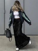 Sequin Maxi Skirt: Glamorous High Waist Glitter Elegance Sequin Maxi Skirt: Glamorous High Waist Glitter Elegance