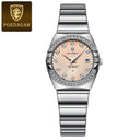POEDAGAR Women's Elegant Stainless Steel Quartz Watch Waterproof POEDAGAR Women's Elegant Stainless Steel Quartz Watch Waterproof