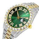 Luxury Diamond Hip Hop Watch Stylish Quartz Bling for Him Luxury Diamond Hip Hop Watch Stylish Quartz Bling for Him