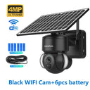 SHIWOJIA WIFI Camera Solar Powered Security Solution 4MP SHIWOJIA WIFI Camera Solar Powered Security Solution 4MP
