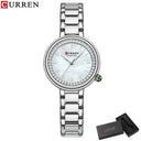 CURREN Ladies Quartz Wristwatch: Elegant Steel Timepiece CURREN Ladies Quartz Wristwatch: Elegant Steel Timepiece