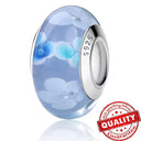 Colorful Heart Murano Glass Charm Sterling Silver Pandora Colorful Heart Murano Glass Charm Sterling Silver Pandora