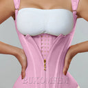 Fajas Colombians Girdles with Row Buckle and Zipper Waist Shaper Fajas Colombians Girdles with Row Buckle and Zipper Waist Shaper