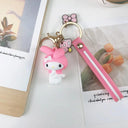 Cute Animal Keychains with Fluffy Fur Ball Bag Pendant Cute Animal Keychains with Fluffy Fur Ball Bag Pendant